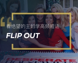 看绝望的主妇学高频短语：Flip out