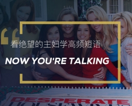 看绝望的主妇学英语地道表达：Now You’re Talking