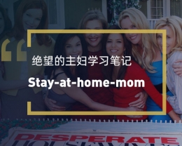 欧文版学习笔记：stay-at-home mom