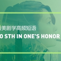 看美剧学高频短语：Do sth in one’s honor
