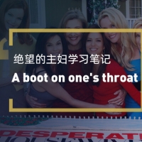 看绝望的主妇学地道表达：A boot on one’s throat