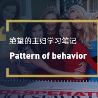 绝望的主妇S01E20学习笔记：Pattern of behavior
