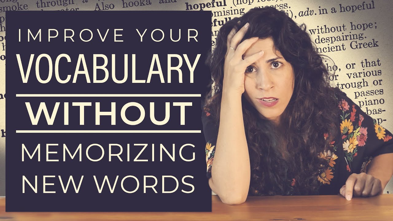 improve your speaking vocabulary