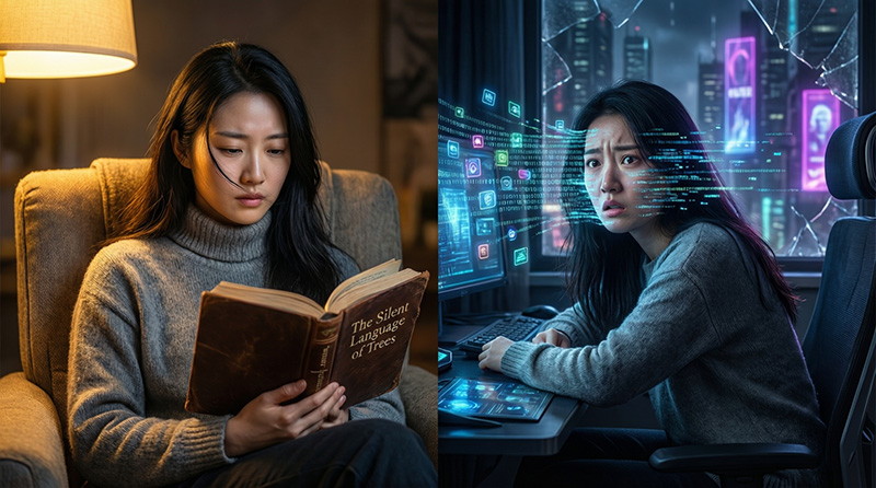 处于自存模式与意义模式的两个自我