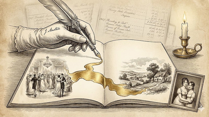 书写世界中的生活体验:简·奥斯汀的人生如何塑造其文学遗产